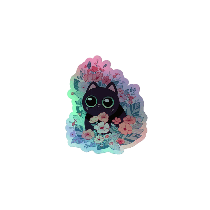 Enchanted Garden Cat Sticker Sheet product image (2)