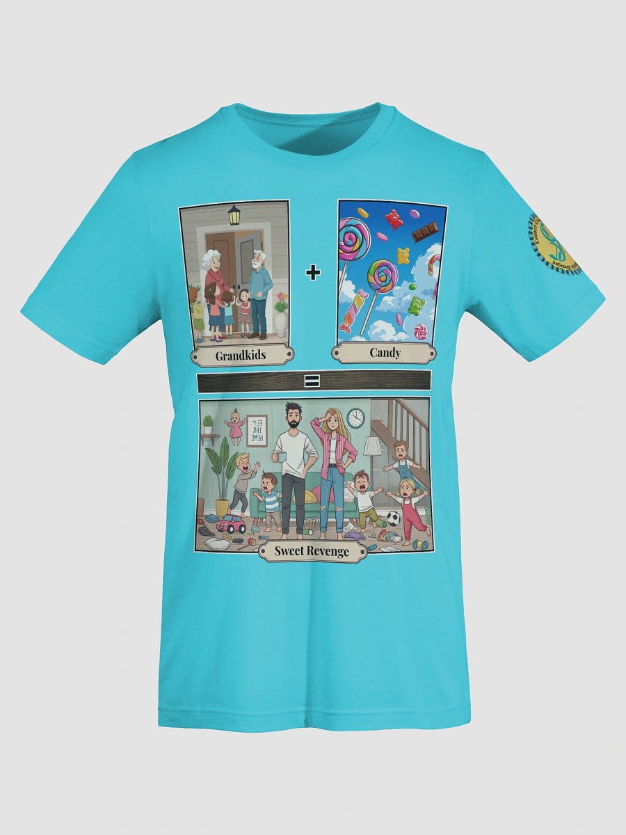 Grandkids + Candy = Sweet Revenge (Both) Bella+Canvas Supersoft T-Shirt Colors (6) product image (43)