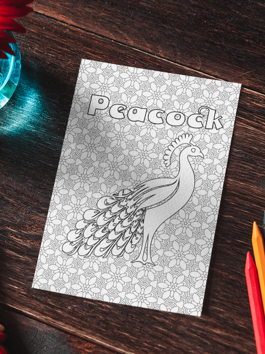 100 Nature & Pattern Coloring Pages PDF (A4 Size) product image (4)