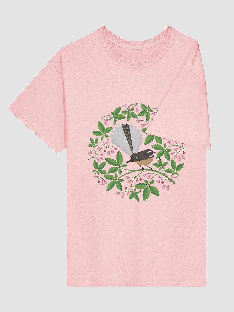 Fantail in Pūriri T-Shirt – Unisex Adult Tee product image (123)
