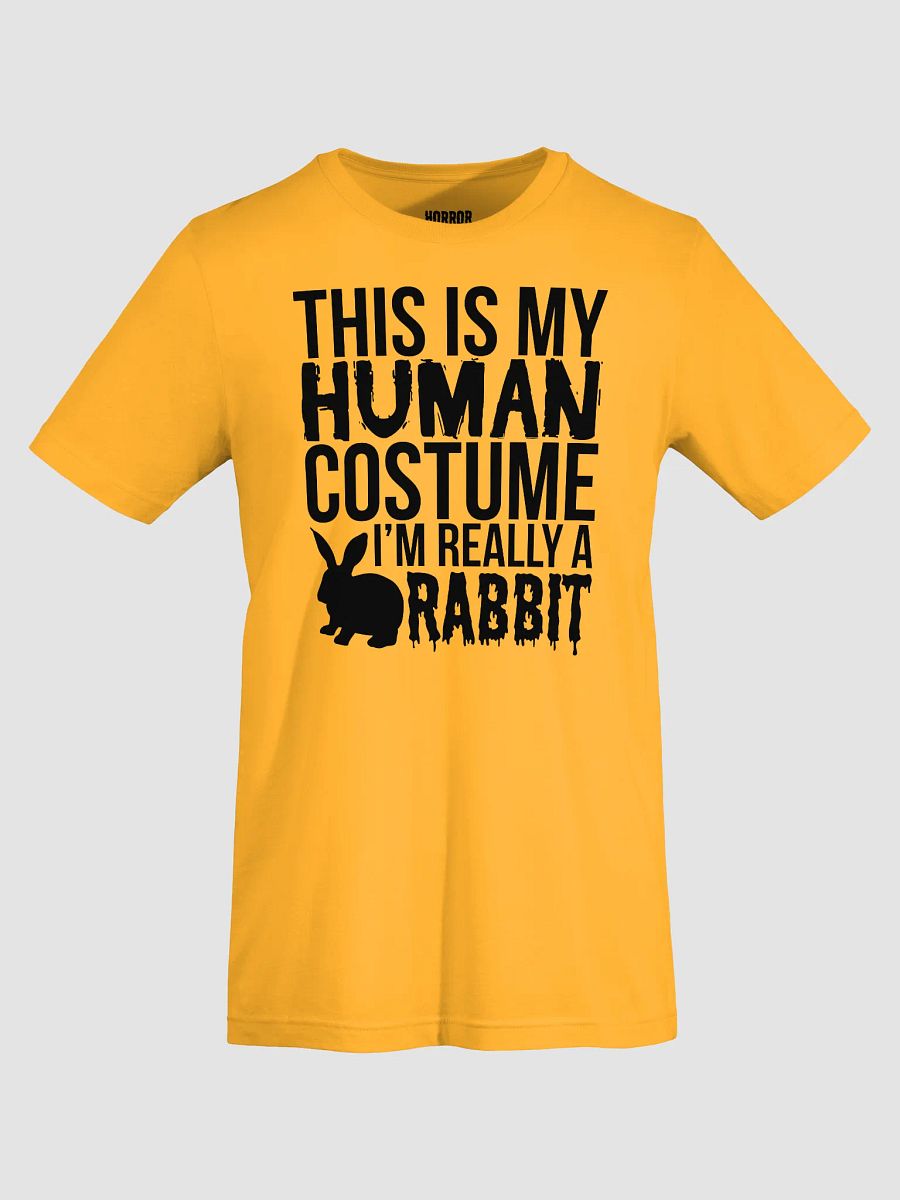 This Is My Human Costume I'm Really A Rabbit Funny Halloween T-Shirt product image (33)