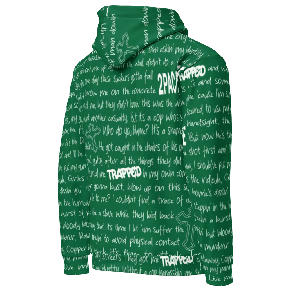 Trapped - 2Pac - GREEN - Unisex Hoodie product image (4)