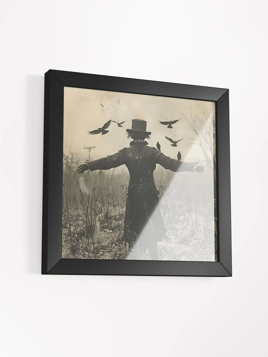 Human Scarecrow Black and White Framed Wall Art product image (27)