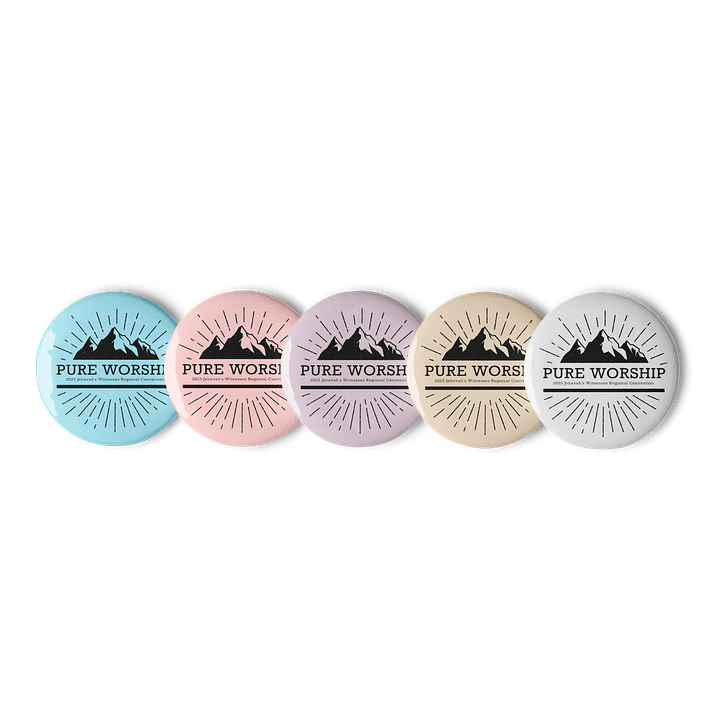 Pure Worship Convention Pins – Set of 5 | 2025 Jehovah’s Witnesses Regional Convention product image (2)