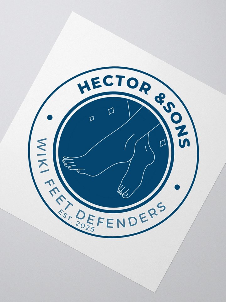 Hector & Sons. Logo Stickers product image (3)