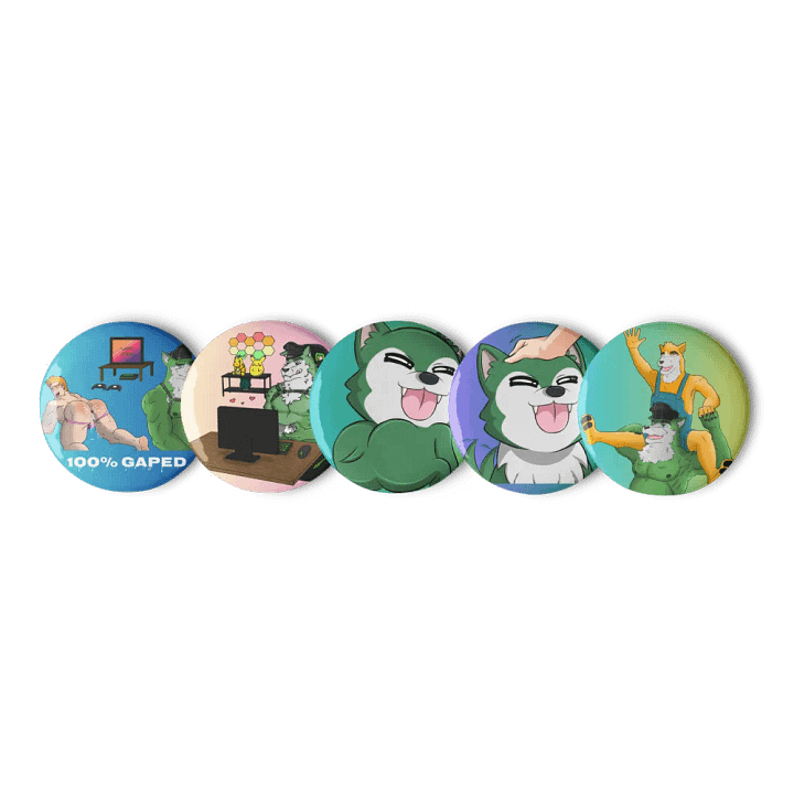 GaymerWolfDad Pin Collection product image (3)