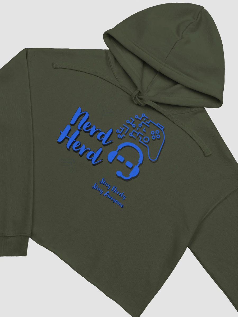 Nerd Herd Fleece Crop Hoodie product image (11)
