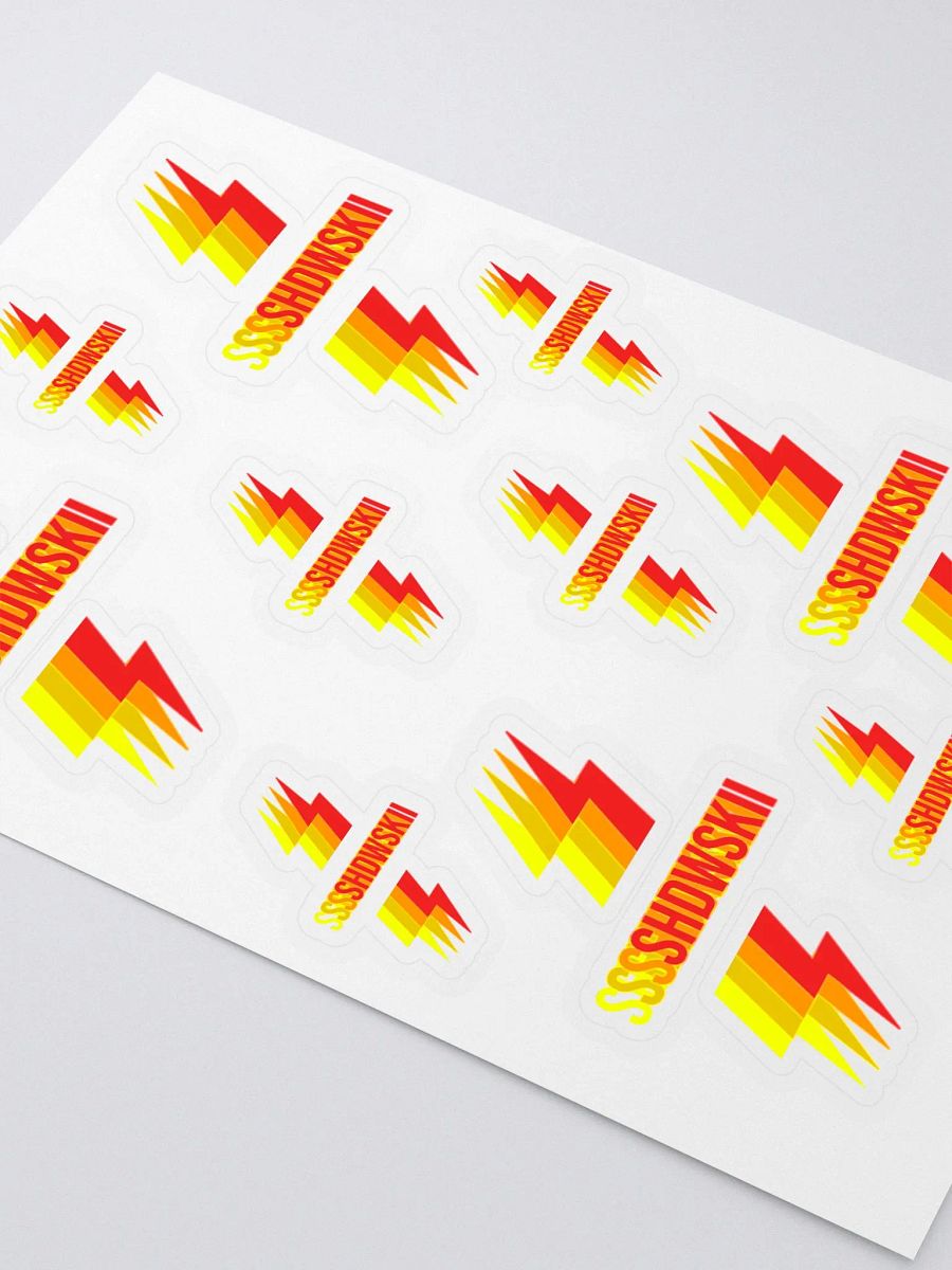 3D STICKERS / RED TO YELLOW product image (3)