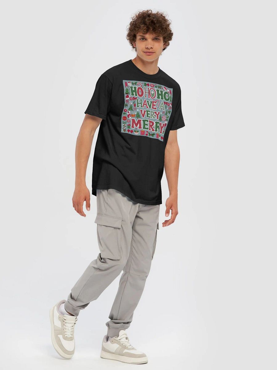 Ho Ho Ho Have a Very Merry Christmas Unisex T-shirt for men and women Comfort Colors product image (76)
