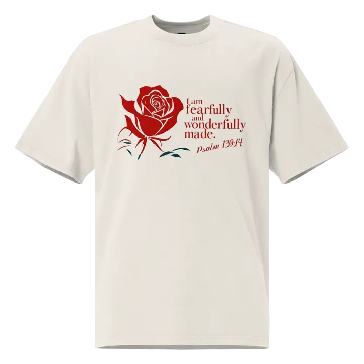 Fearfully and Wonderfully Made Oversized Tee product image (3)