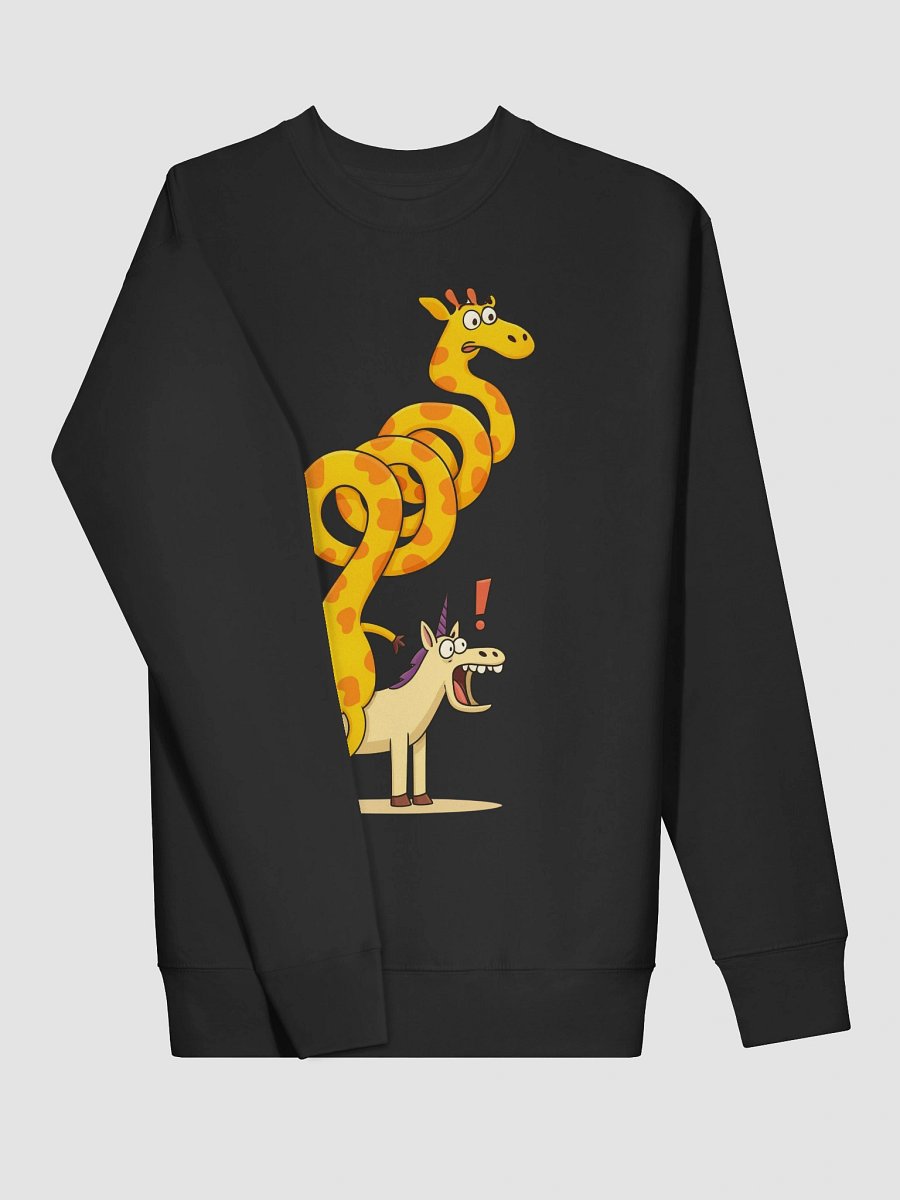 Giraffe on Unicorn Crew Neck product image (3)