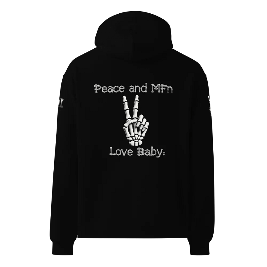 ''Peace & MF'n Love Baby'' Unisex Premium Oversized Hoodie product image (6)