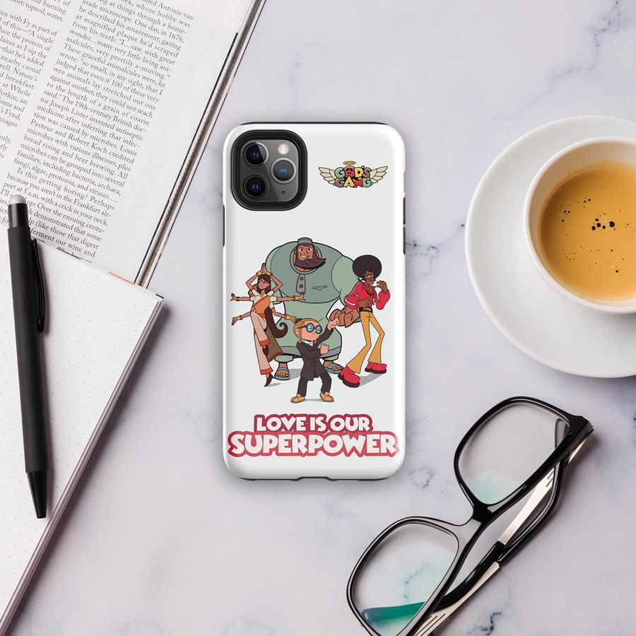 Love is Our Superpower | God’s Gang iPhone Case product image (71)