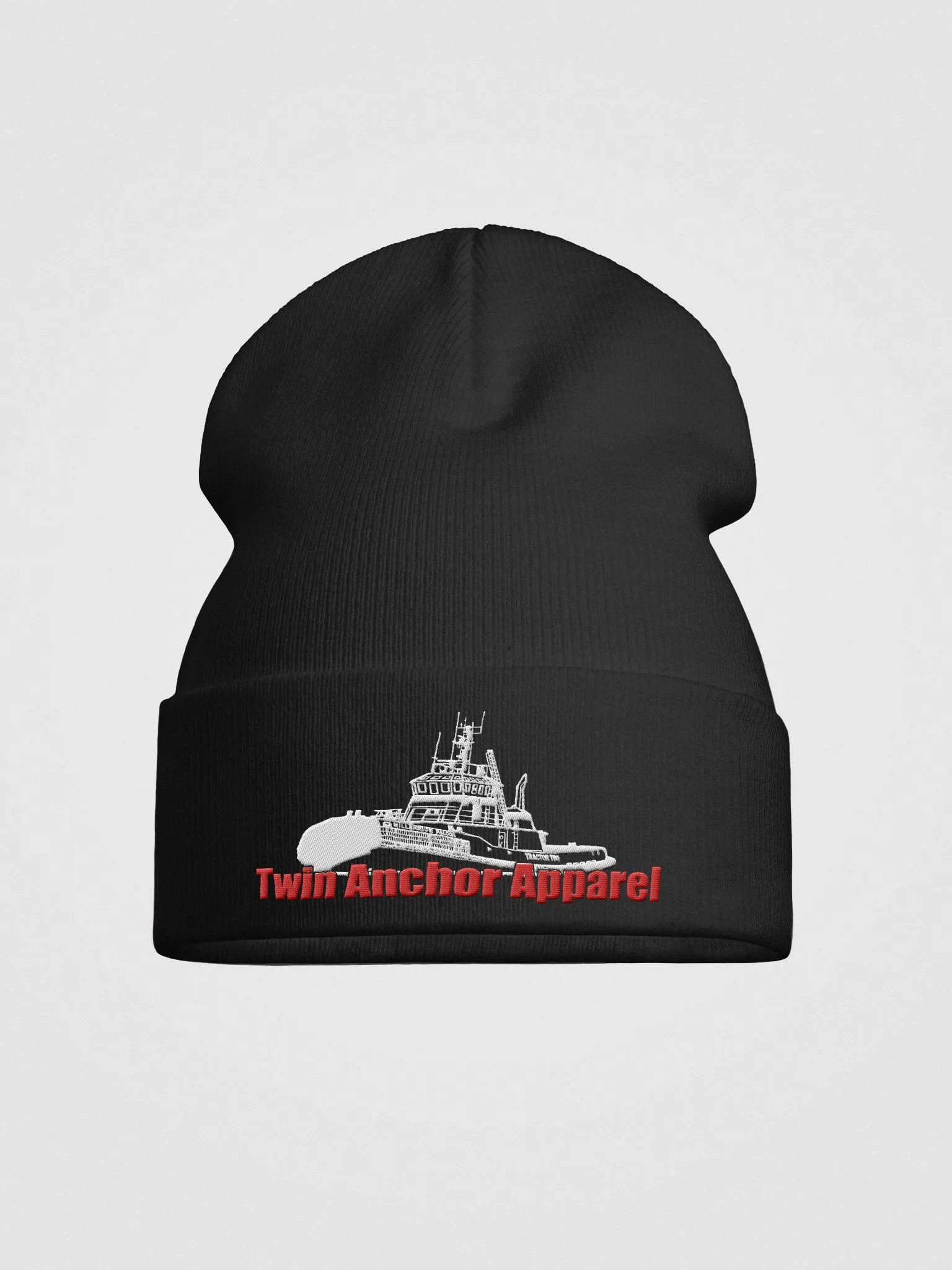 Marco tug white & red Knit Beanie product image (1)