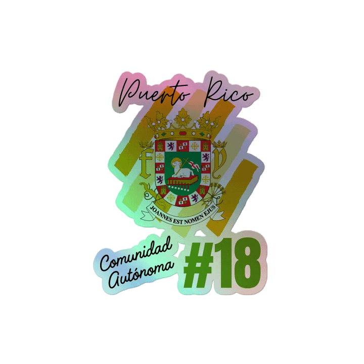 Pegatina Holográfica Escudo PRCA18 product image (2)