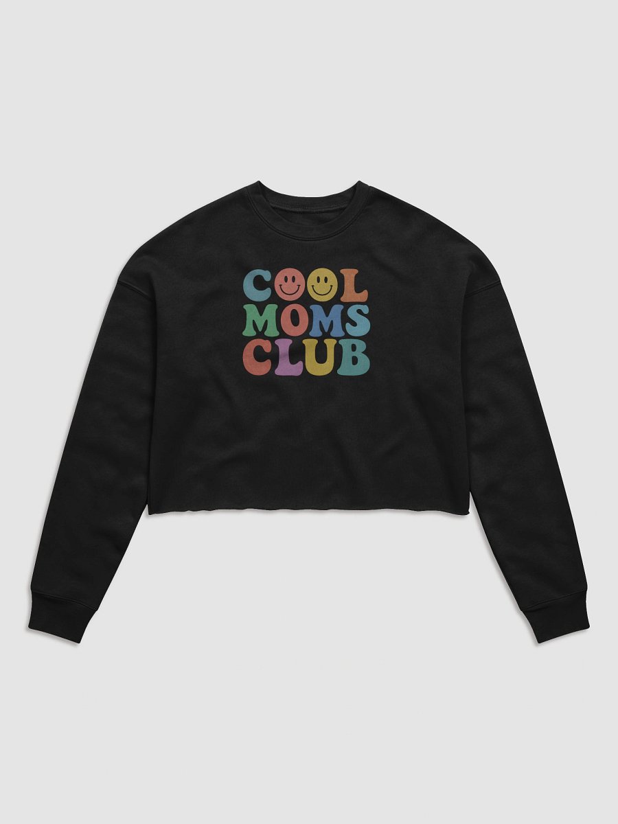 Cool Moms Club Crop Top | Retro Color Pop Mom Tee | Cute & Fun Mother’s Day Gift product image (1)