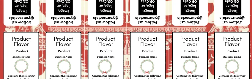 Warm Wool & Wishes Label Templates Bundle product image (2)