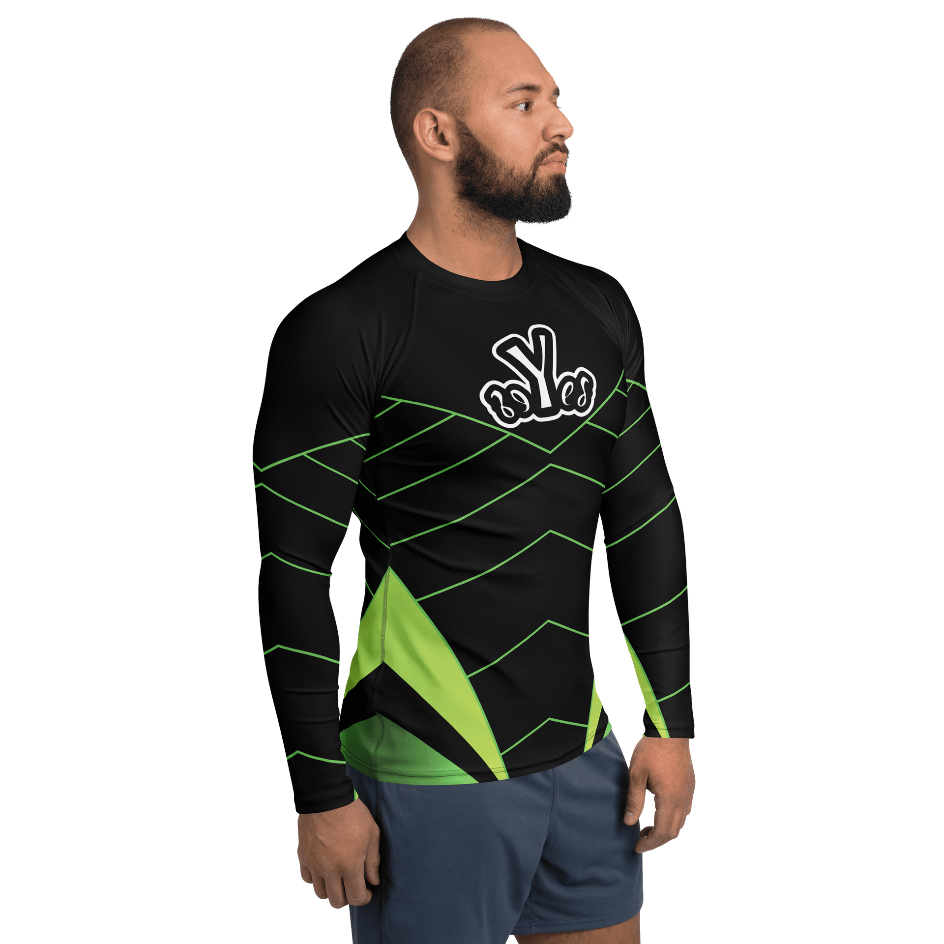 YesYes Vortex Men's Rash Guard product image (4)