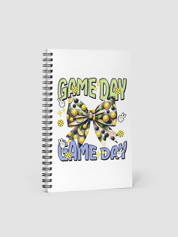Game Day Bow Pickleball Spiral Notebook product image (2)