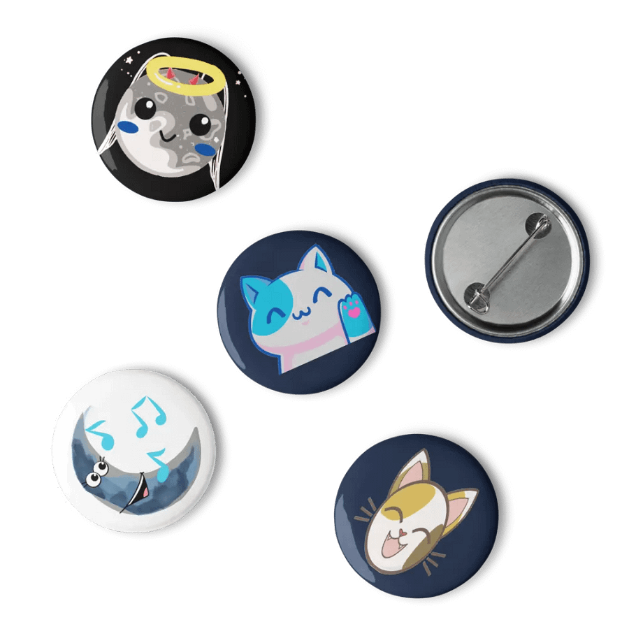 Moony Emote Buttons Set 2 product image (4)
