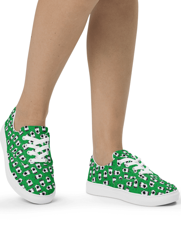 Valais Blacknose Sheep Women's Canvas Shoes product image (3)