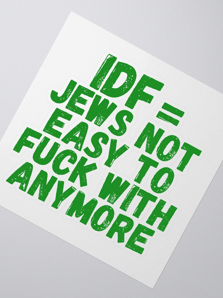 IDF for the Jews sticker product image (5)