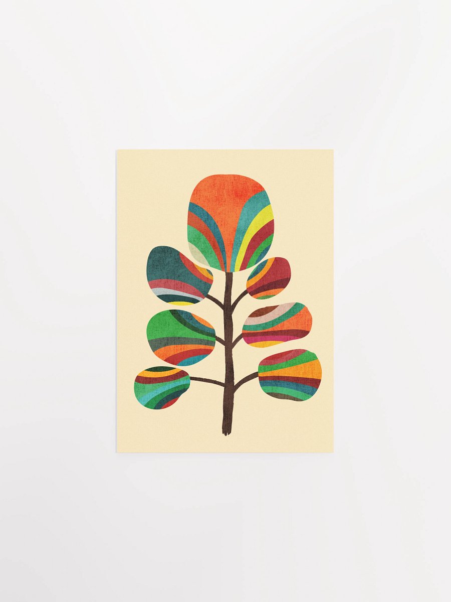The rainbow tree art print product image (1)