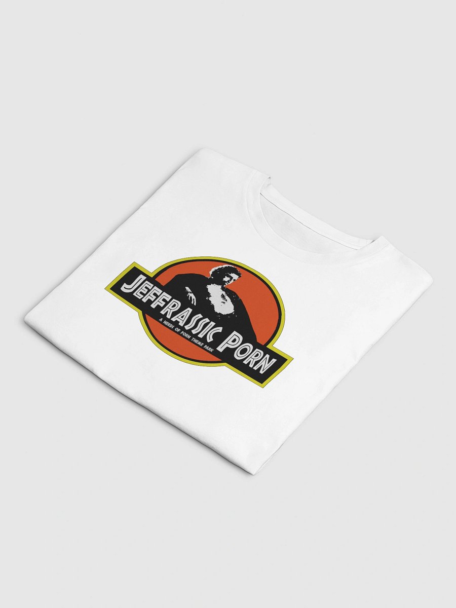 Jeffrassic Porn Theme Park Logo Crop (white, black) product image (7)