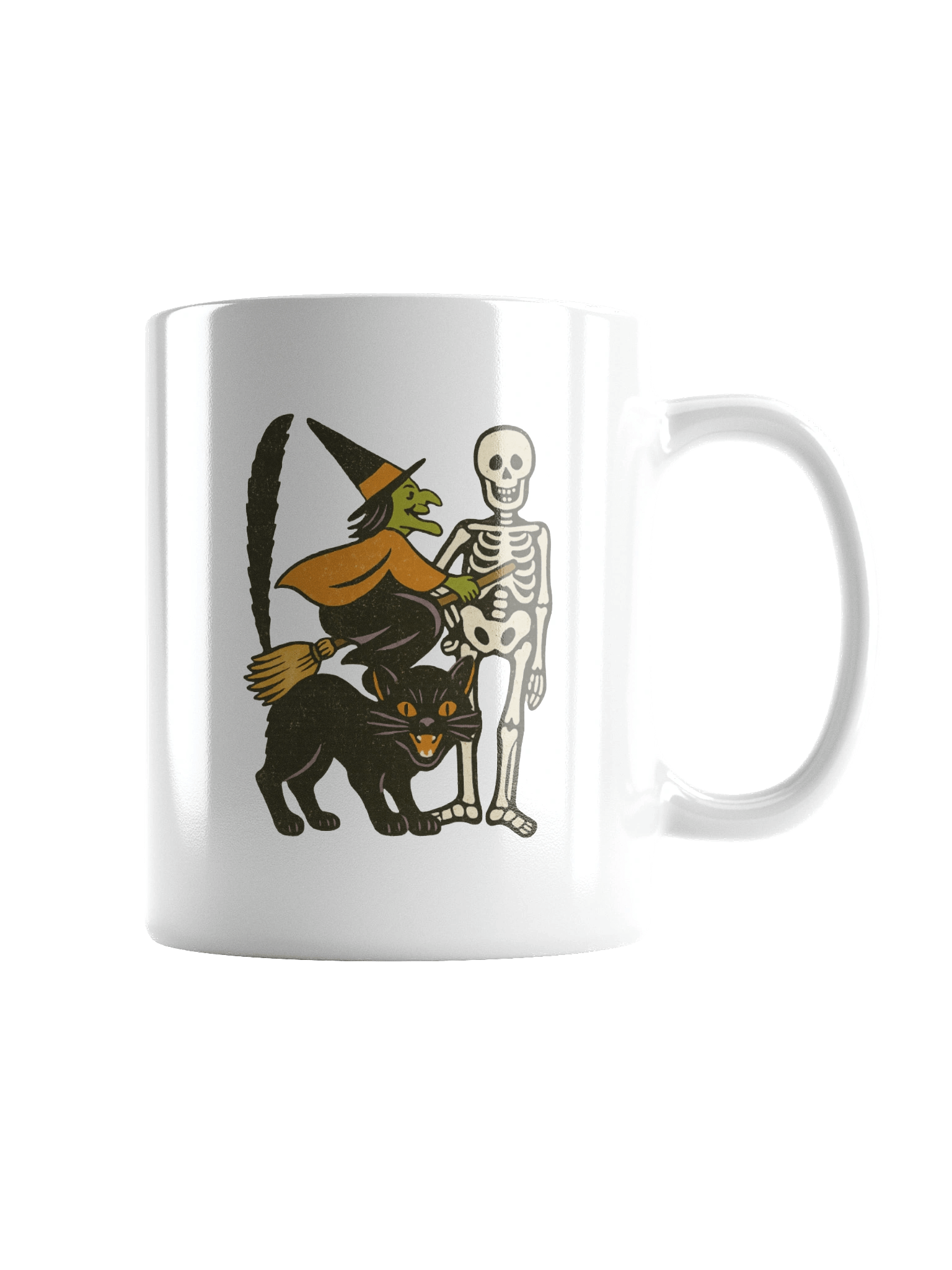 Black Cat Approved – Retro Halloween Coffee Mug product image (6)