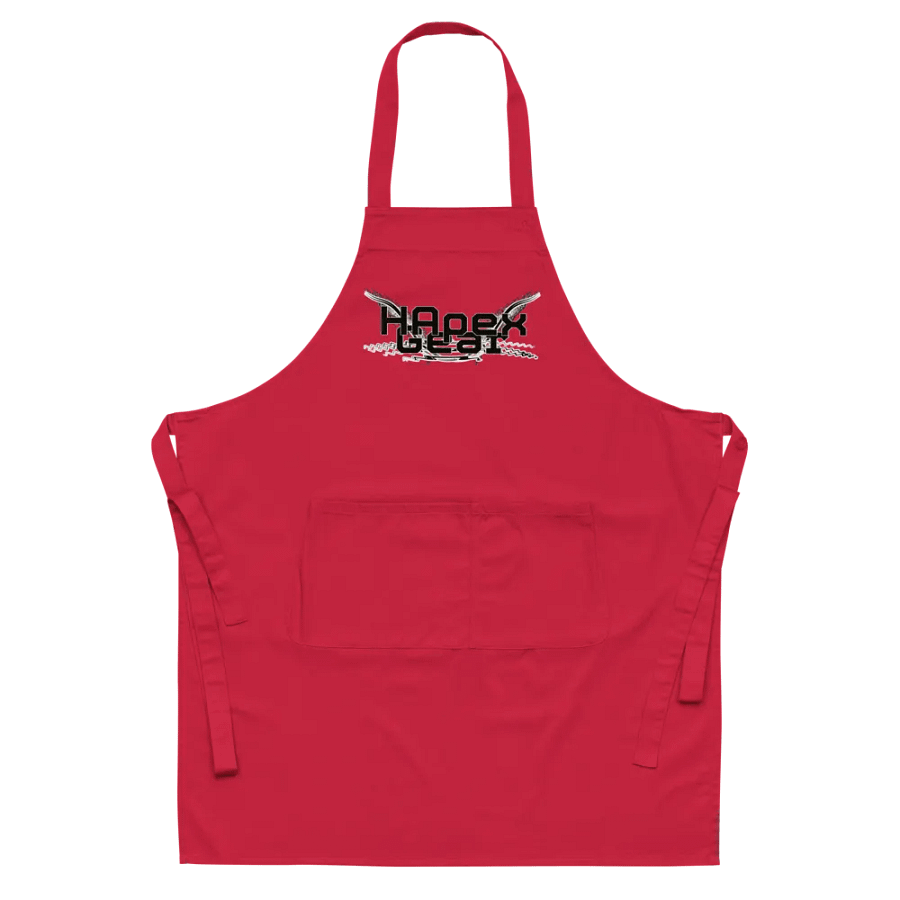 Organic Cotton Apron - Black HApex Gear Black Logo product image (41)