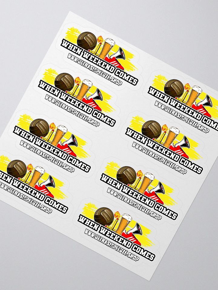 Pachet 8 Stickere When Weekend Comes product image (2)