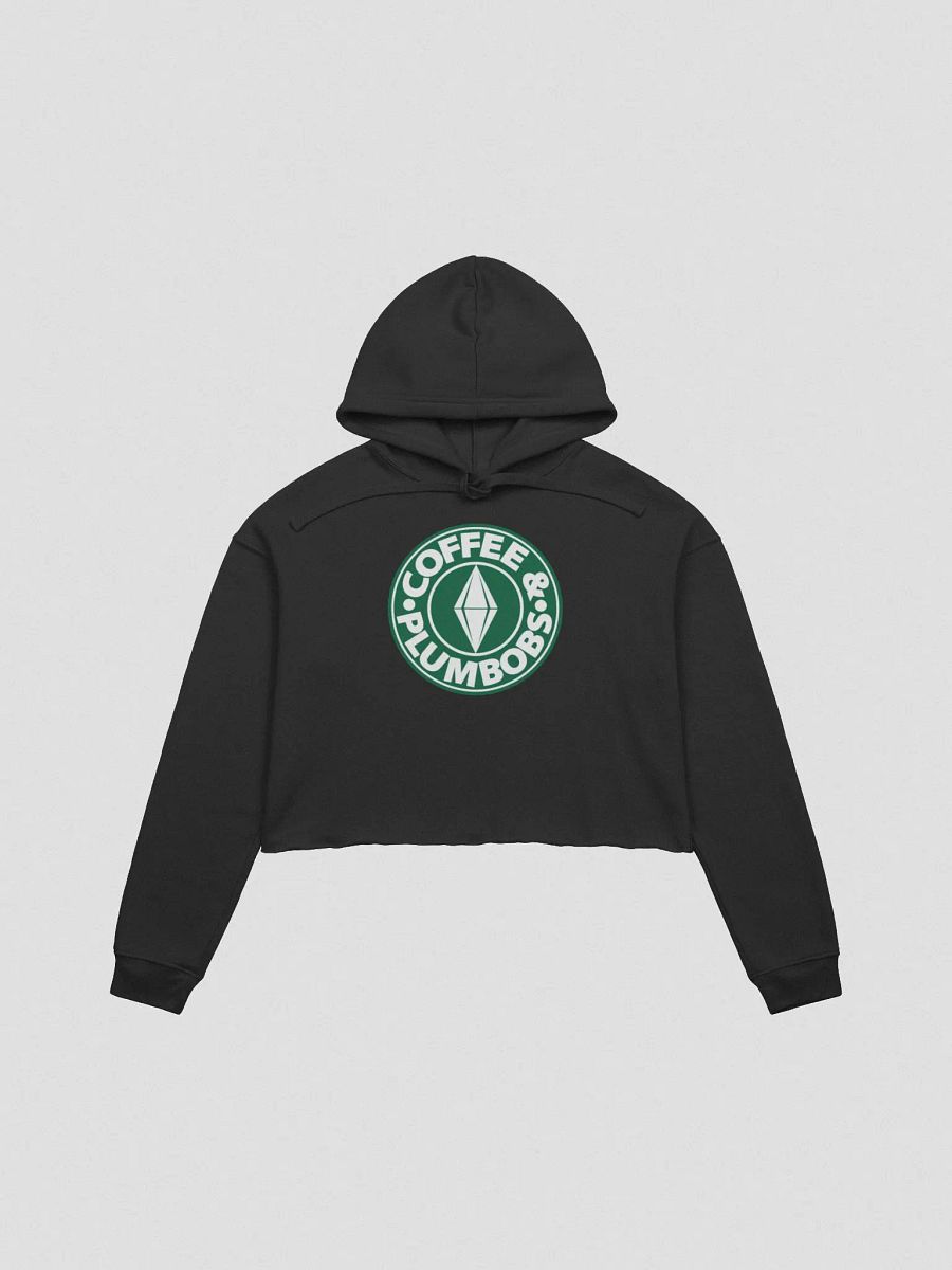 Coffee & Plumbobs Crop Hoodie product image (2)