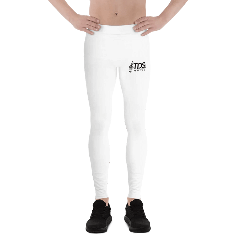Men's Performance Slim Fit White Leggings - TDS Music Exclusive product image (9)
