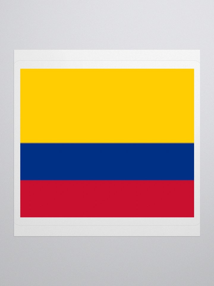 Colombia Flag Sticker | Yellow Blue Red Design | Durable Vinyl | 3 Sizes product image (1)