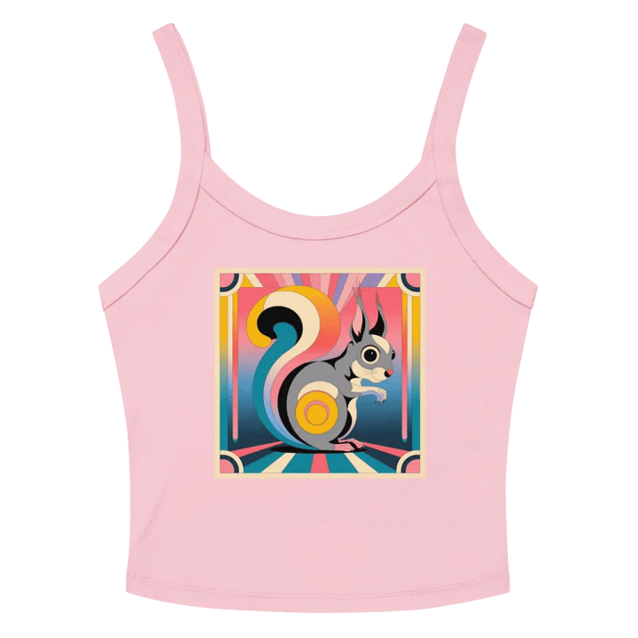 Colorful Squirrel Illustration Women's Tank Top product image (2)