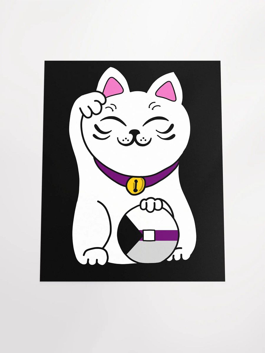 Maneki neko demisexual pride poster product image (4)