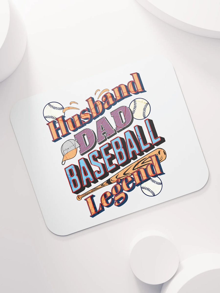 Husband Dad Baseball Legend Mouse Pad product image (5)