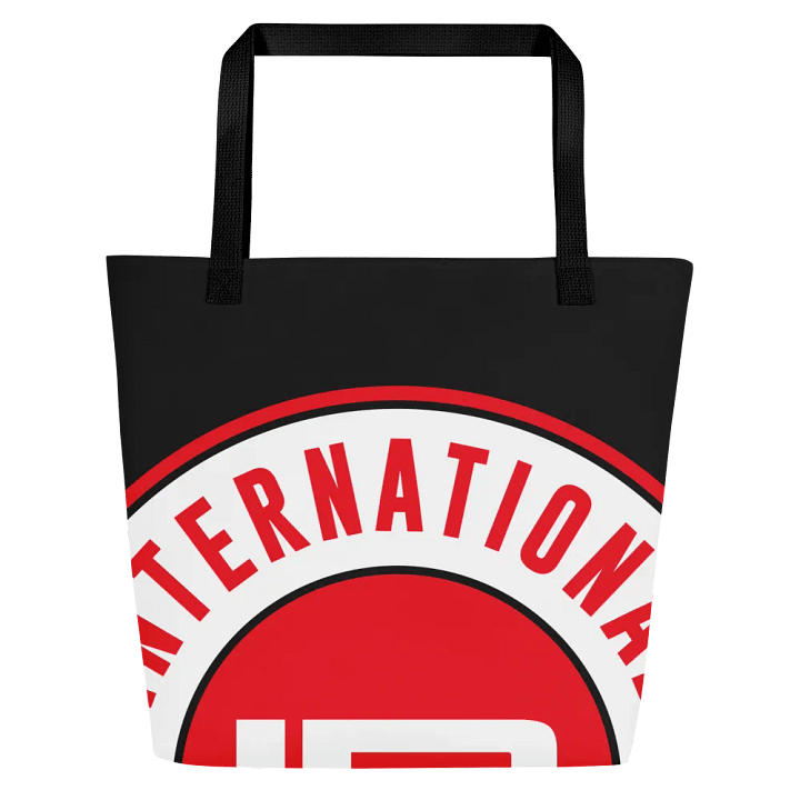 IFBNewsfeed.Org's All-Over Print Large Tote Bag w/ Pocket product image (1)