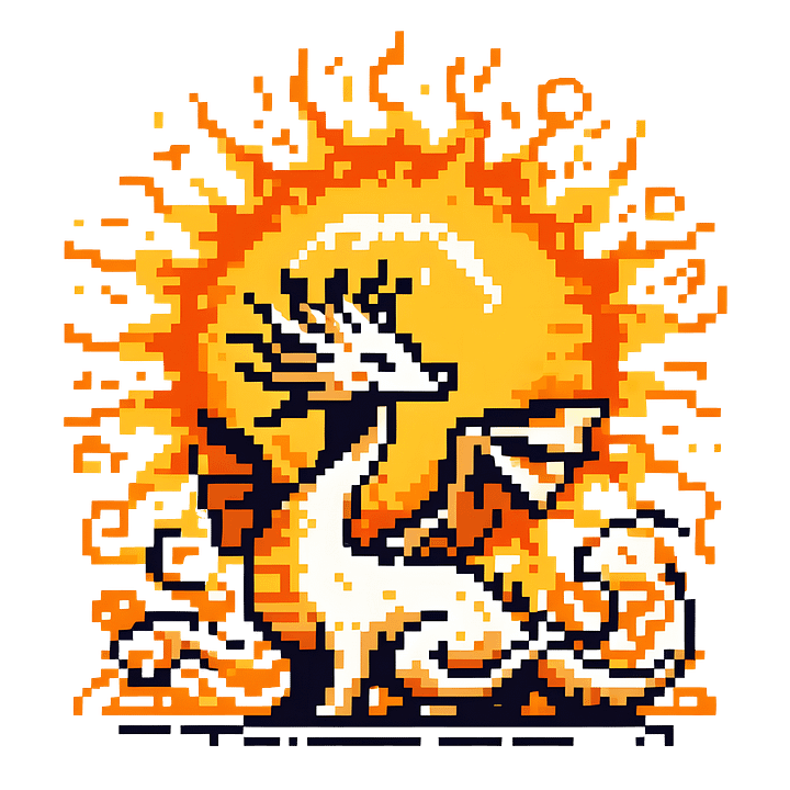 Dragon Retro Gaming Art product image (2)