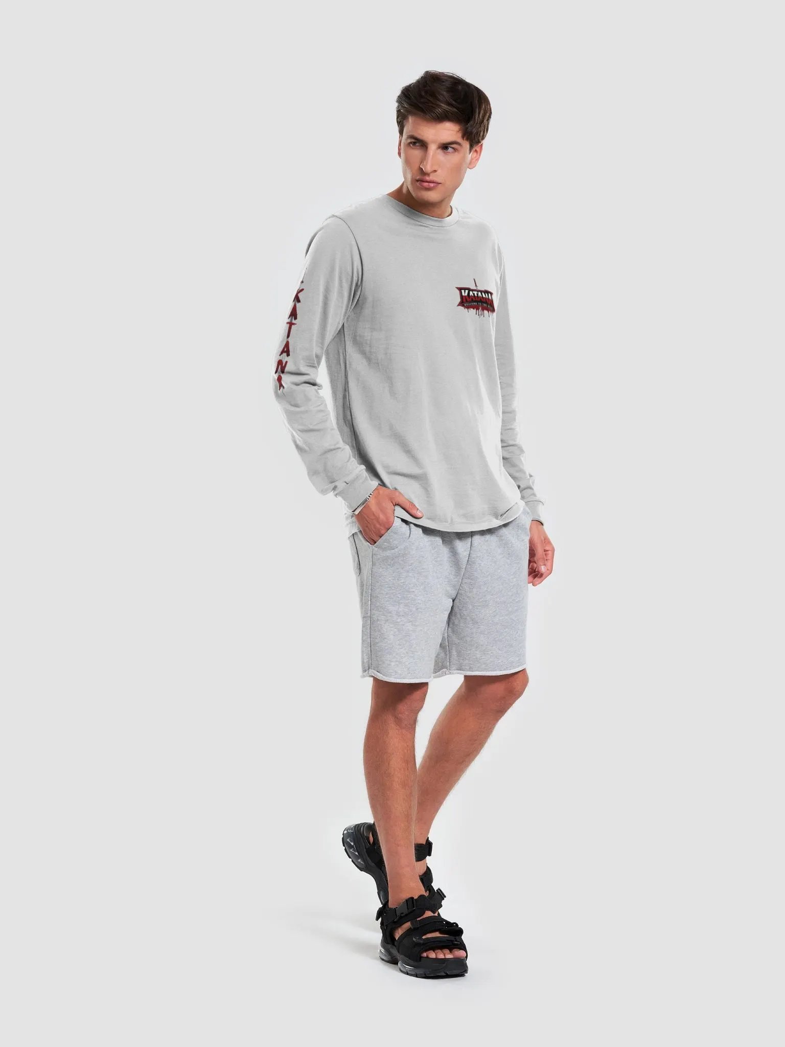 Samurai Stencil Bella Supersoft Long Sleeve product image (64)