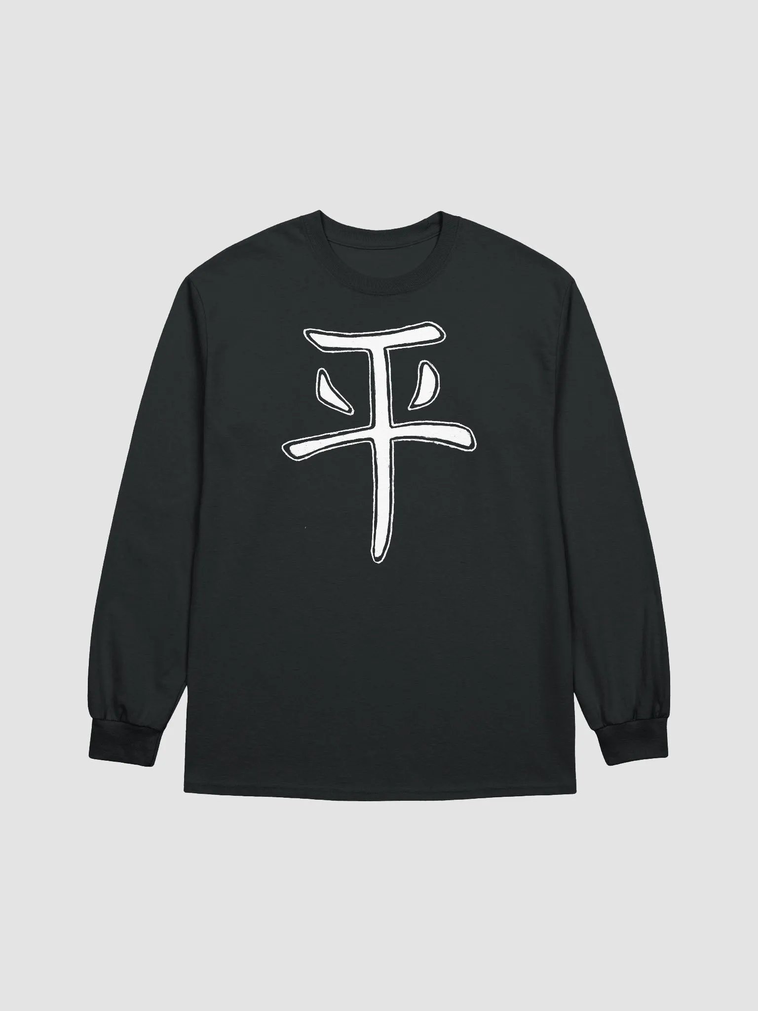 Peace Long sleeve T-shirt - white print product image (1)