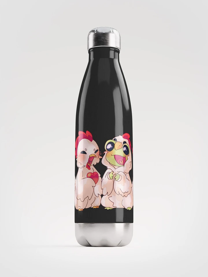 'Hop and Flutter into Love' Stainless Steel Water Bottle product image (2)