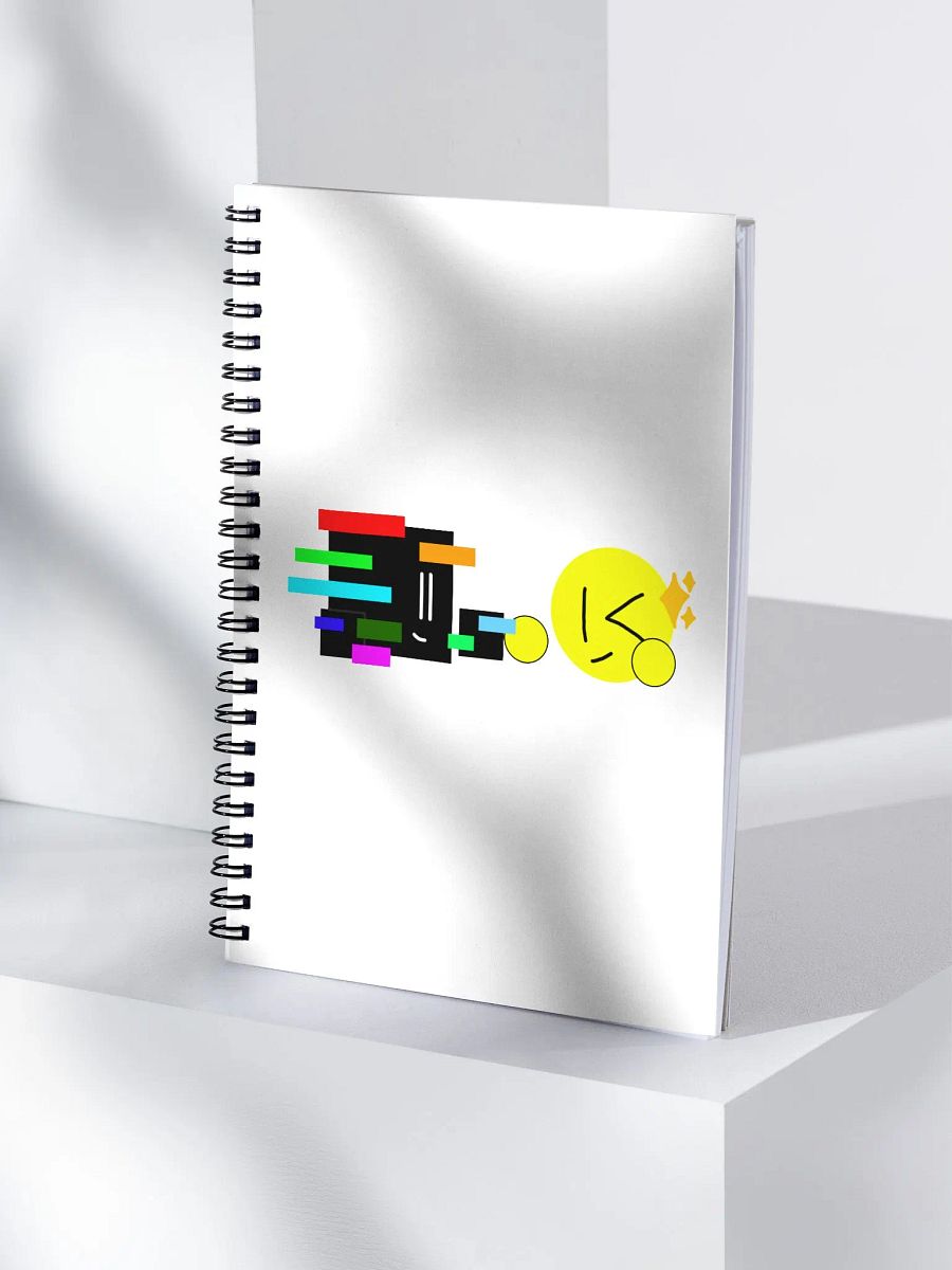 Bobby & Glitchy (Fist Bump, Spiral) Notebook product image (4)
