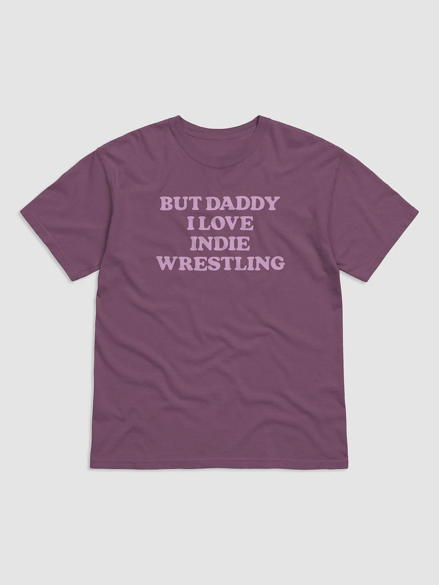 But Daddy, I Love Indie Wrestling Short Sleeved T-Shirt (Pink Font) product image (3)