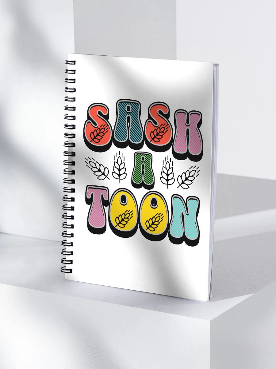 Saskatoon Block Letter Splendor Spiral Notebook product image (3)