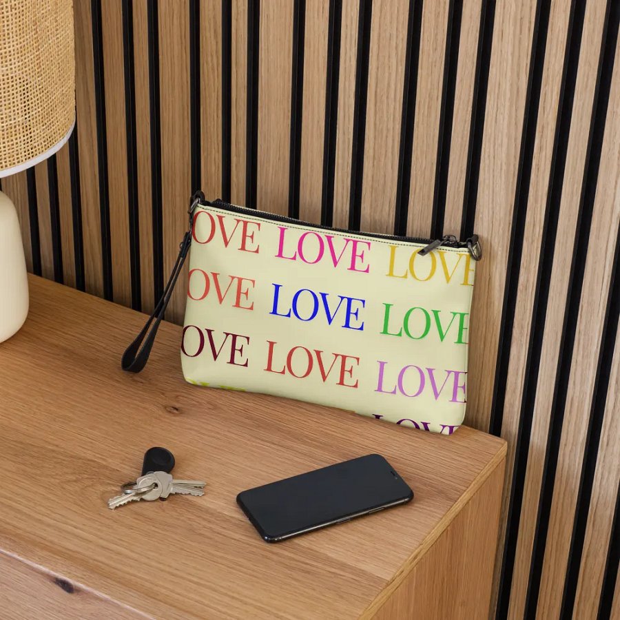 Love Grid All-Over Crossbody Bag product image (5)