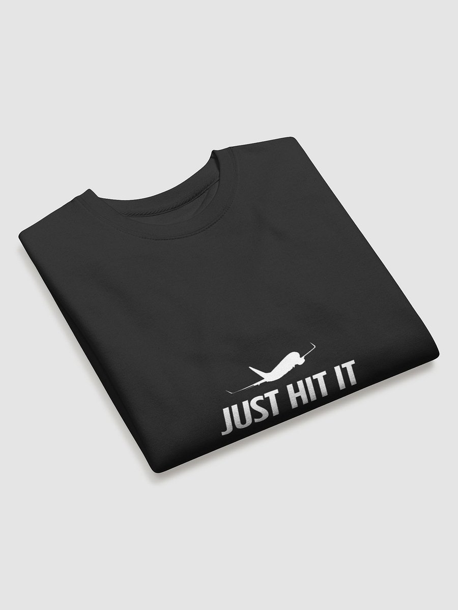 Just Hit It || Black Sweat T shirt product image (3)
