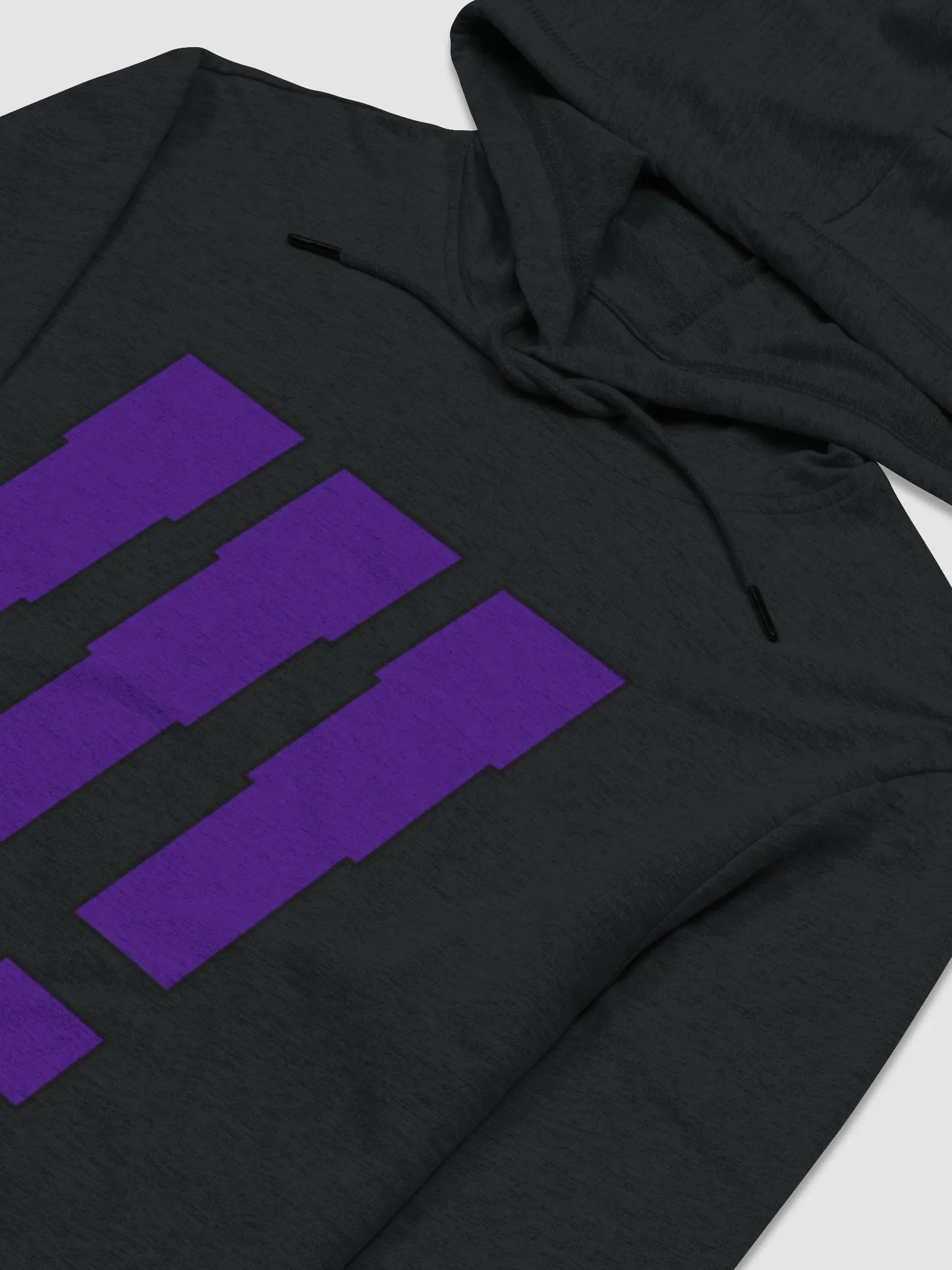 !!! | Black/Purple Lightweight Hoodie product image (3)