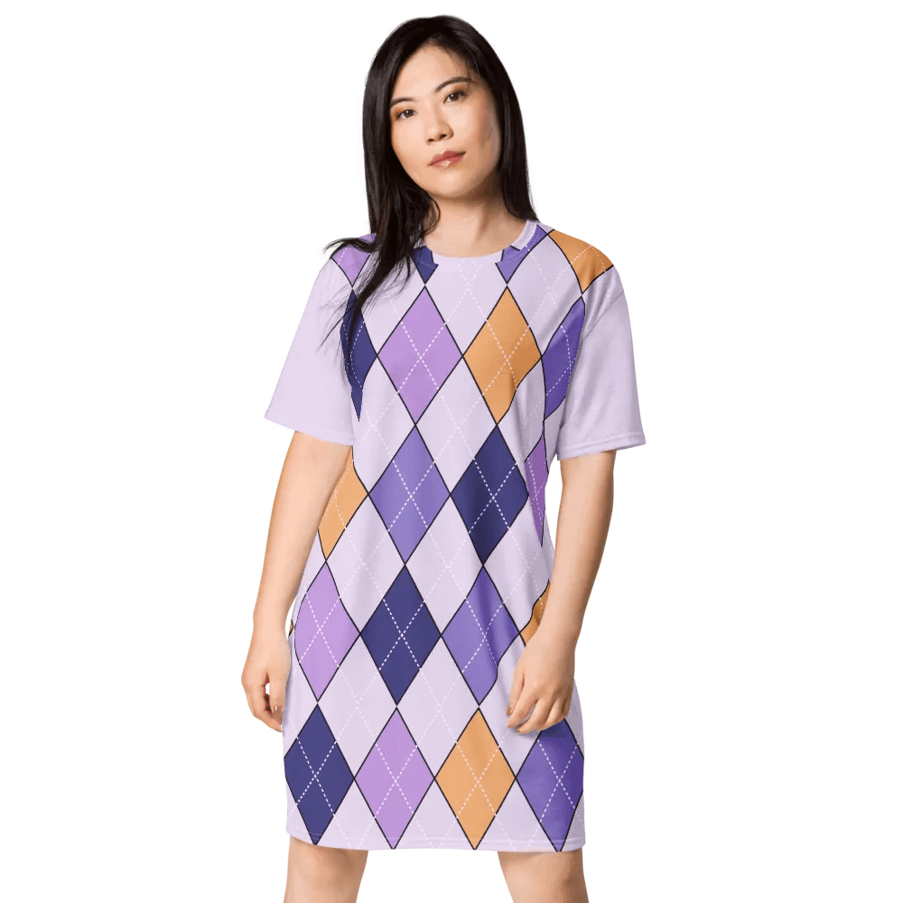 Argyle Dream T-Shirt Dress product image (1)