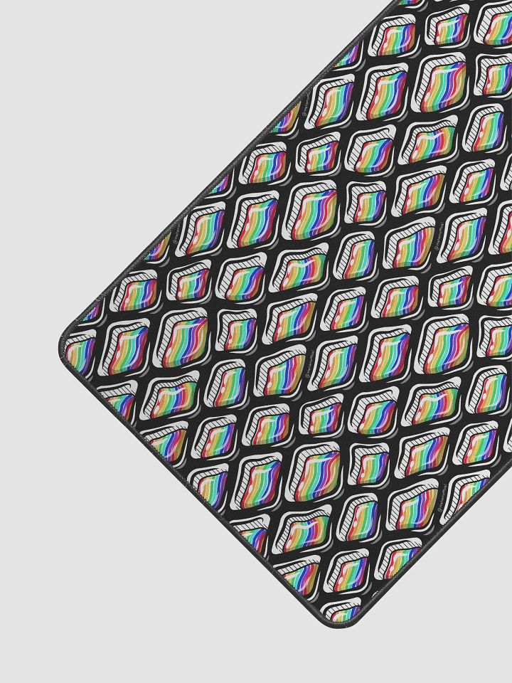 Rainbow Squares Pattern Desk Mat product image (1)